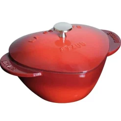 Heart Casserole in Cast Iron, Cherry