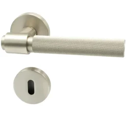 Helix 200 Euro Standard Door Handle With Keyhole, Black