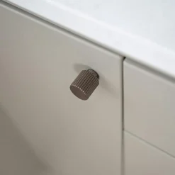 Helix Stripe Knob, Matte black