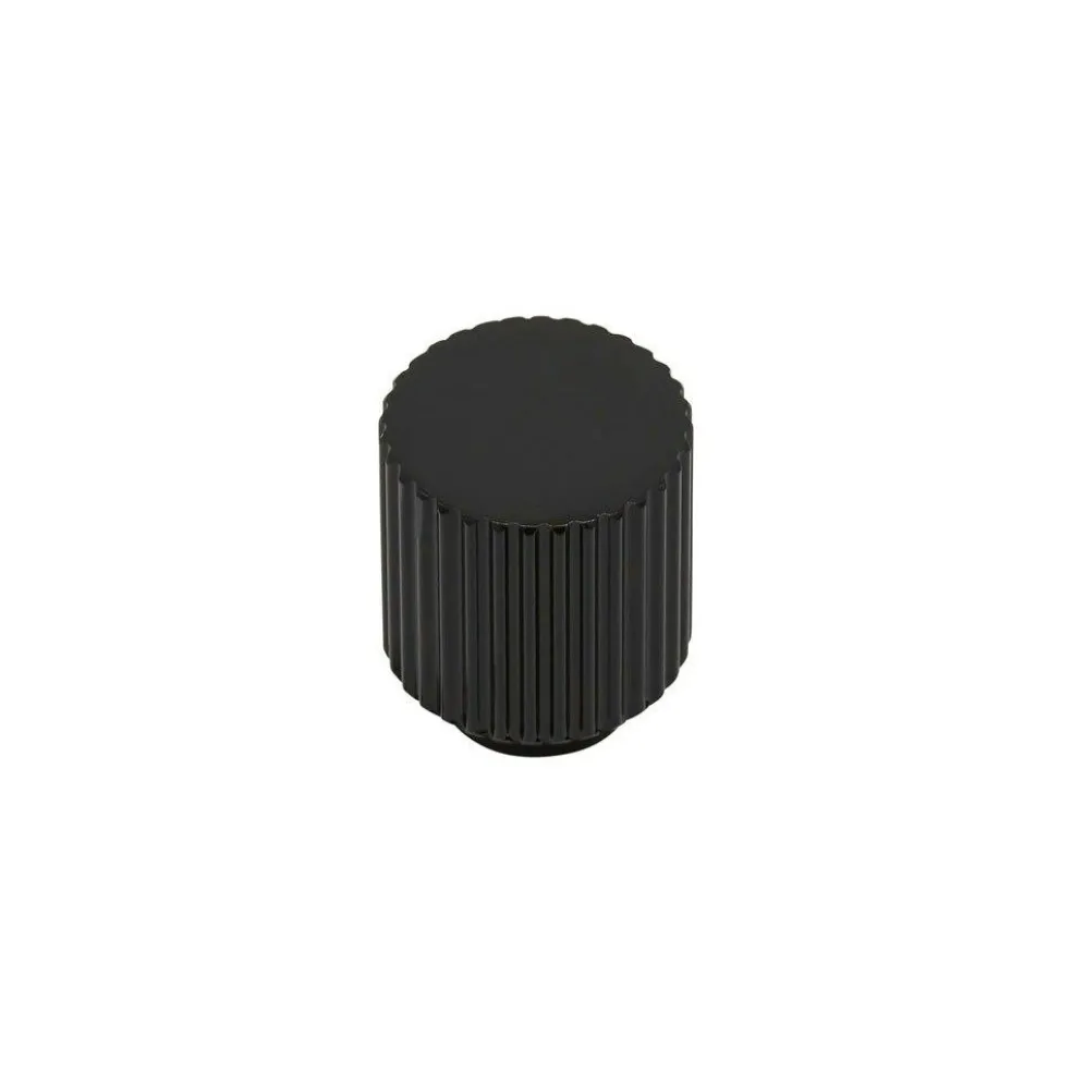 Helix Stripe Knob, Matte black