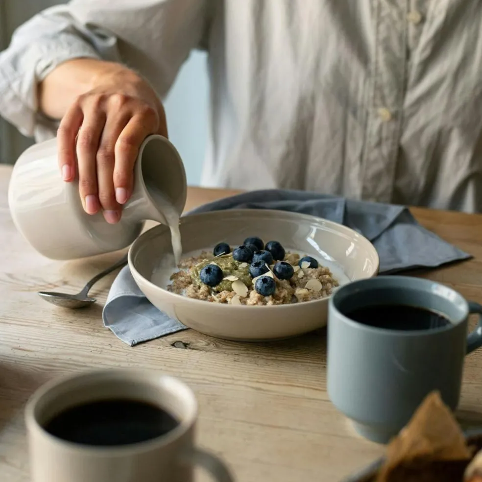 Höganäs Keramik Daga Deep Plate 19 cm, Sand