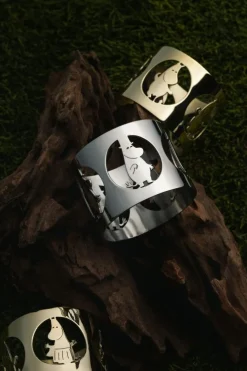 Hilke X Moomin Napkin Ring Moominpappa 2-pack, Brass