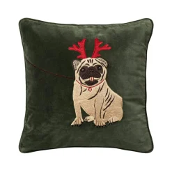 Holiday Dog Cushion Cover 50x50 cm, Masala Yellow