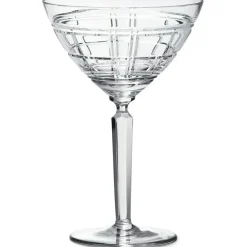 Hudson Plaid Martini Glass