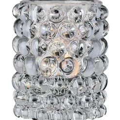 Hurricane Boule Candle Holder 12 cm, Clear