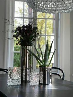 Hurricane Boule Candle Holder 12 cm, Clear