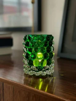 Hurricane Boule Candle Holder 12 cm, Clear