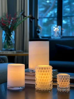 Hurricane Boule Candle Holder 12 cm, Clear