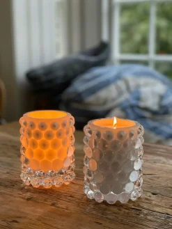 Hurricane Boule Candle Holder 12 cm, Clear