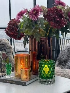 Hurricane Boule Candle Holder 18 cm, Clear