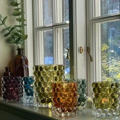 Hurricane Boule Candle Holder 18 cm, Clear