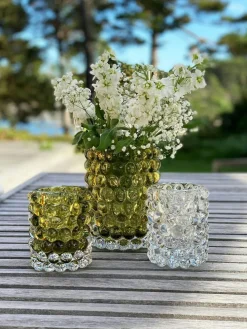 Hurricane Boule Candle Holder 18 cm, Clear