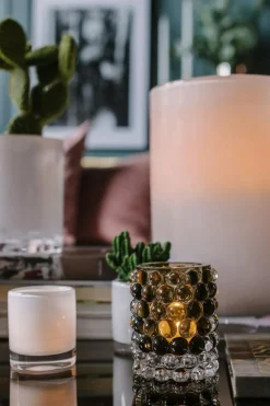 Hurricane Candle Holder 9 cm, Gold