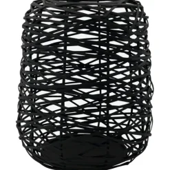 Hurricane Upto Candle Holder Black 23.5 cm
