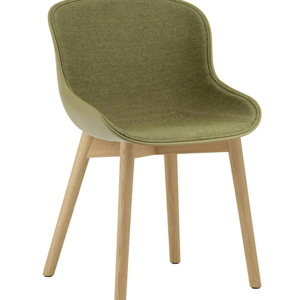Hyg Chair, Upholstered Front, Sand / Oak