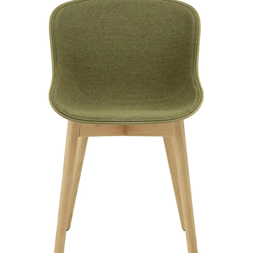 Hyg Chair, Upholstered Front, Sand / Oak