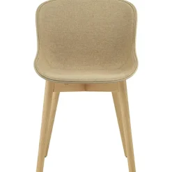 Hyg Chair, Upholstered Front, Sand / Oak