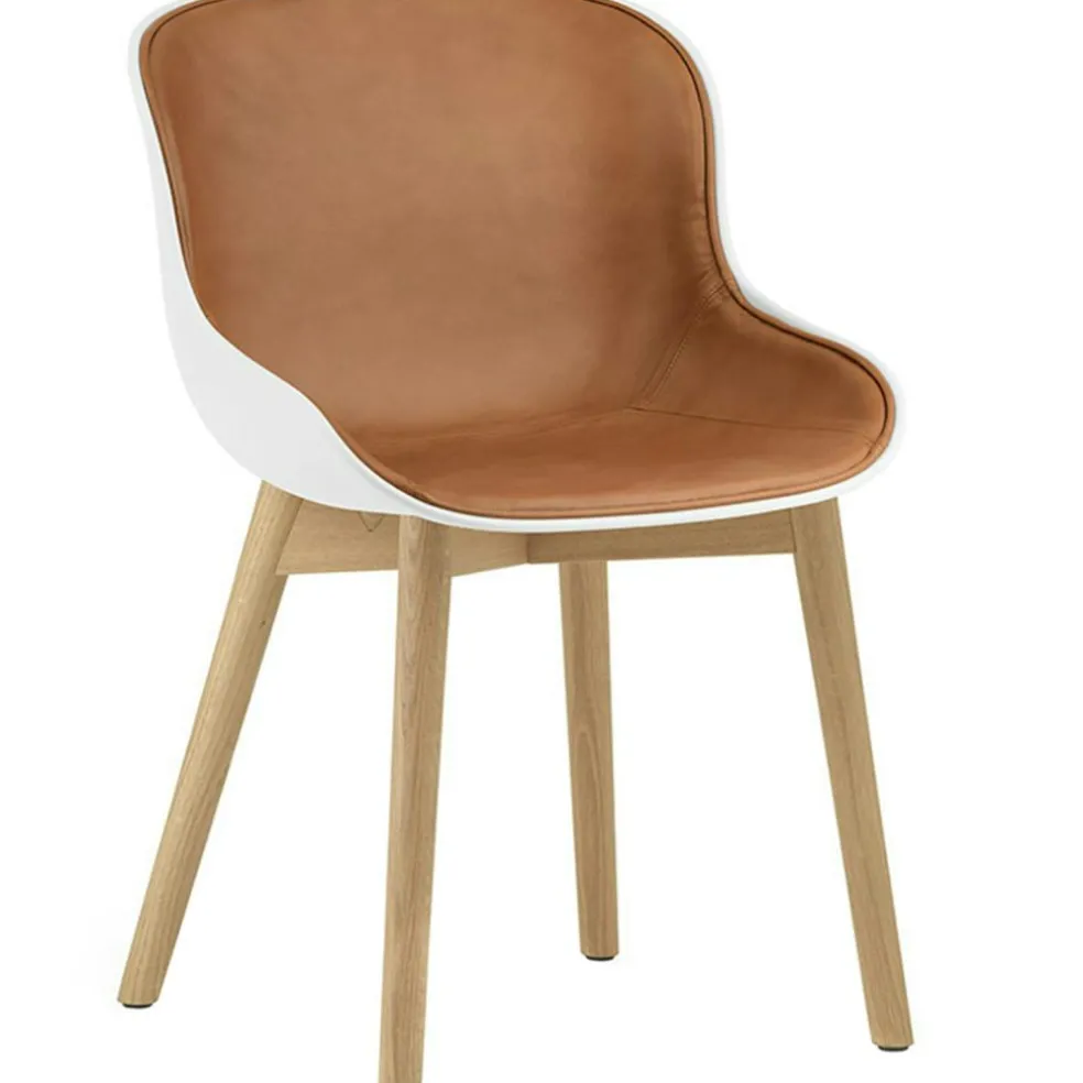 Hyg Chair, Upholstered Front, Sand / Oak