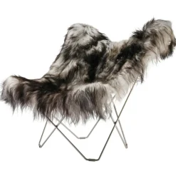 Iceland Mariposa BF Chair, Wild Grey/Chrome