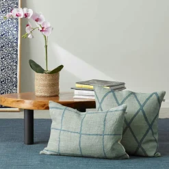 Ikat Orissa Cushion Cover 50x50 cm, Rose/Spicy Yellow