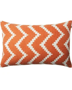 Ikat Sema Outdoor Cushion 40x60 cm, Apricot Orange