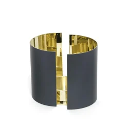 Infinity Candle Holder Large, Dark Grey