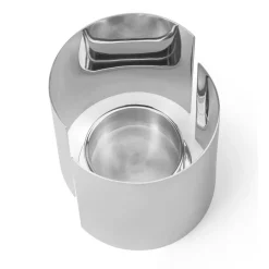 Infinity Candle Holder Large, Silver