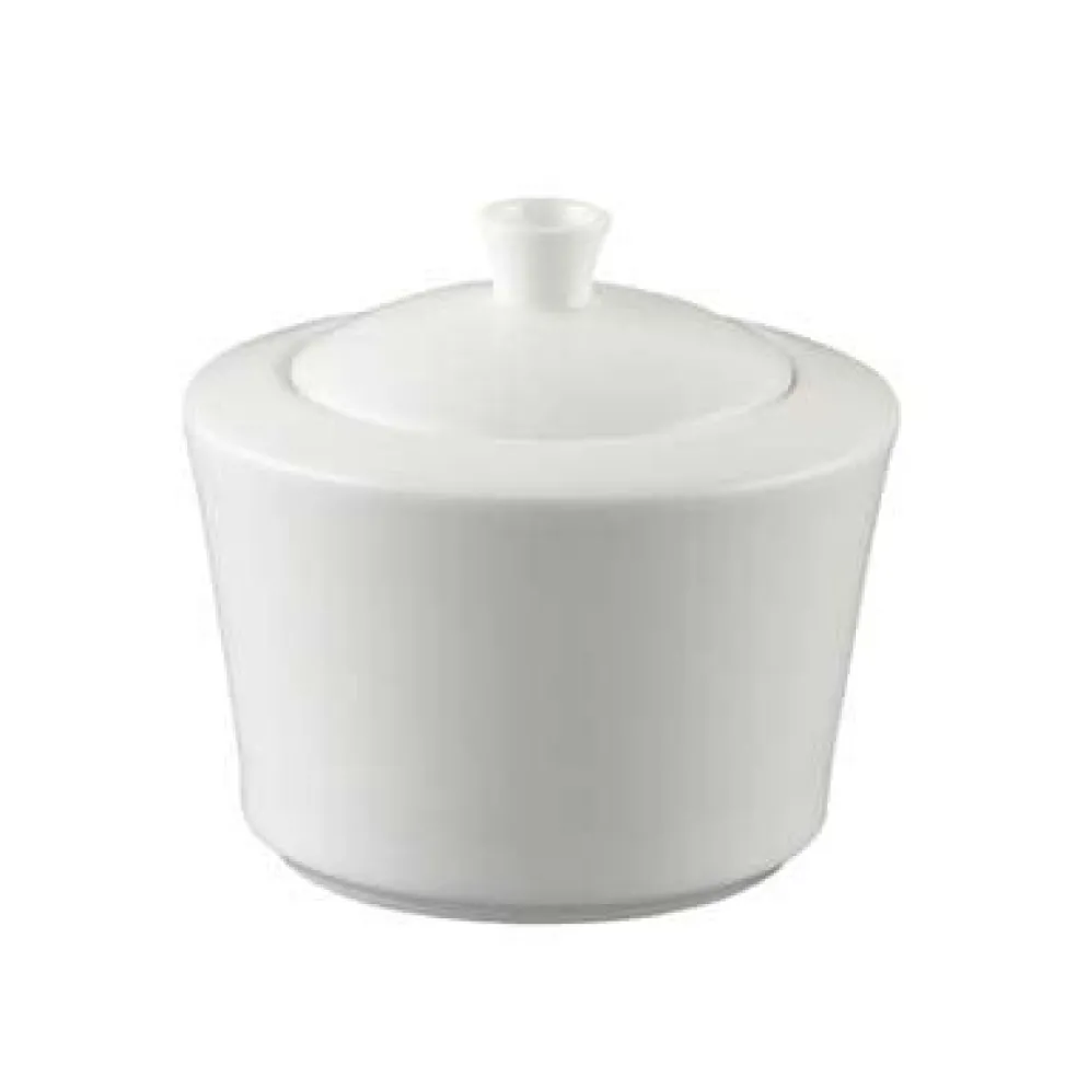 Jade Sugar bowl, White