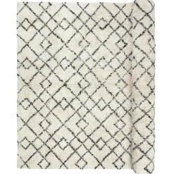 Janson Rug 200x300cm, Ivory/Black