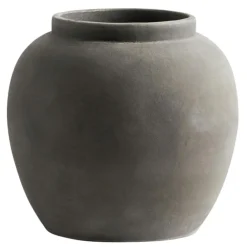 Jar Vase Pot 24 cm, Smoke