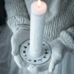 Julemorgen Story Candle Holder, 14 cm