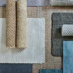 Jute Rug 70x120cm, Natural Grey