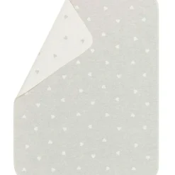 Juwel Baby Blanket 70x90 cm Hearts, Off-white / Pink
