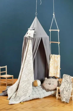 Juwel Kids Blanket 100x140 cm Safari Animals, Off-white