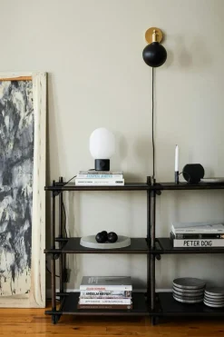 JWDA Table Lamp, Concrete / Brass