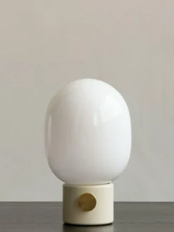 JWDA Table Lamp, Concrete / Brass