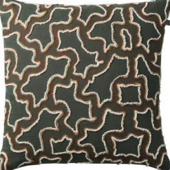 Kamal Cushion Cover 50x50 cm, Forest Green