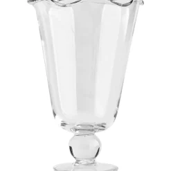 Karla Vase Wavy 26 cm, Clear