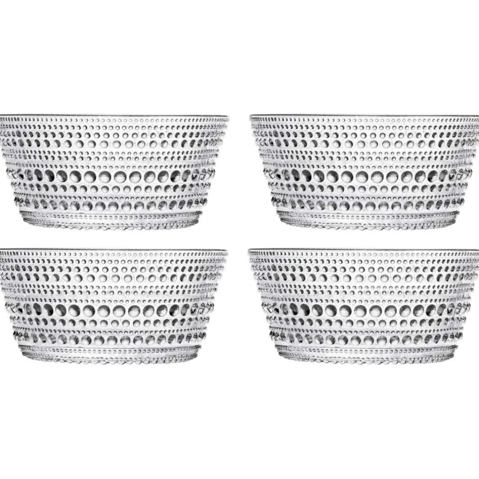 Kastehelmi Bowl 23 cl Clear, 4 Pcs