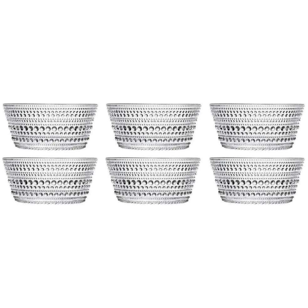 Kastehelmi Bowl 23 cl Clear, 6 Pcs