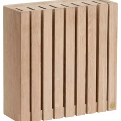 Knife Block, Smoked Oiled Ash