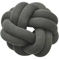 Knot Cushion, Orange Red