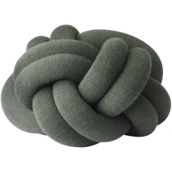 Knot Cushion, Orange Red