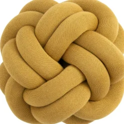 Knot Cushion, Orange Red