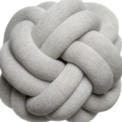 Knot Cushion, Orange Red