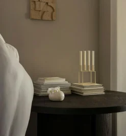 Kubus 4 Candle Holder, Olive