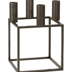 Kubus 4 Candle Holder, Olive