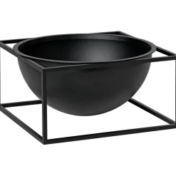Kubus Bowl Centerpiece Large, Black
