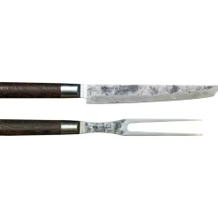 Kuro Takohiki Carving Set 2 Pieces, 23 cm