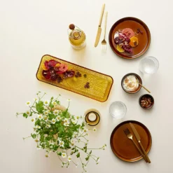 Kusintha Serving Dish 14x38 cm, Blue